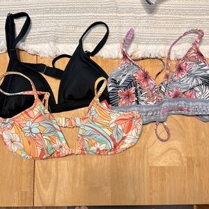 Xhilaration lot of 3 bikini tops